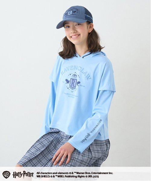 pom ponette junior（ポンポネットジュニア）の「【Harry Potter】2WAYパーカ（Tシャツ/カットソー・キッズ・イエロー/ライトグリーン/オフホワイト/ブルーグレー・L/LL/M/S）」の16枚目の写真
