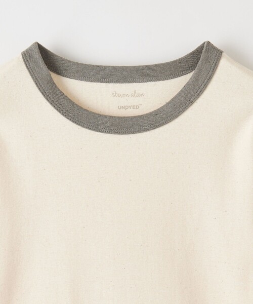 Steven Alan（スティーブンアラン）の「＜Steven Alan＞アンダイド フライス Tシャツ（Tシャツ/カットソー・レディース・ブラウン/オリーブ/オフホワイト・FREE）」の19枚目の写真
