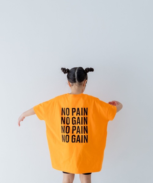 LOWRYS FARM（ローリーズファーム）の「プリントカットワンピースＳＳ　310931（ワンピース・キッズ・パープル/オレンジ/グレー/オフホワイト・140cm/130cm/120cm/110cm/150cm）」の4枚目の写真