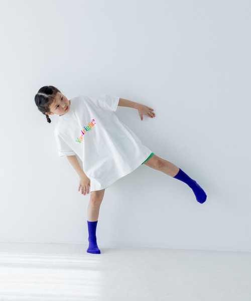 LOWRYS FARM（ローリーズファーム）の「プリントカットワンピースＳＳ　310931（ワンピース・キッズ・パープル/オレンジ/グレー/オフホワイト・140cm/130cm/120cm/110cm/150cm）」の14枚目の写真