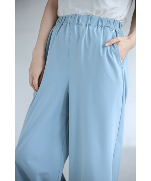 cawaii(カワイイ)の「CICA成分配合。着る保湿ワイドパンツ(その他パンツ・レディース・ブラック/グレイッシュベージュ/ライトブルー・FREE)」の7枚目の写真