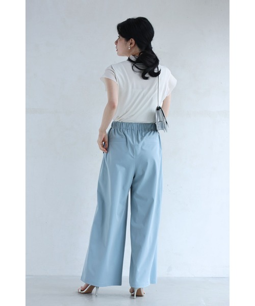 cawaii(カワイイ)の「CICA成分配合。着る保湿ワイドパンツ(その他パンツ・レディース・ブラック/グレイッシュベージュ/ライトブルー・FREE)」の18枚目の写真