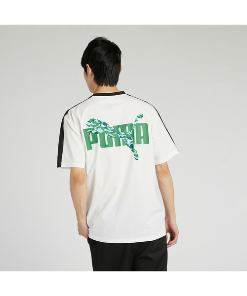 PUMA（プーマ）の「PUMA プーマ ユニセックス ユーティリティ 半袖 Tシャツ（Tシャツ/カットソー・メンズ・ブルー系その他/ブラック・SMALL/X-LARGE/XX-LARGE/MEDIUM/LARGE）」の7枚目の写真