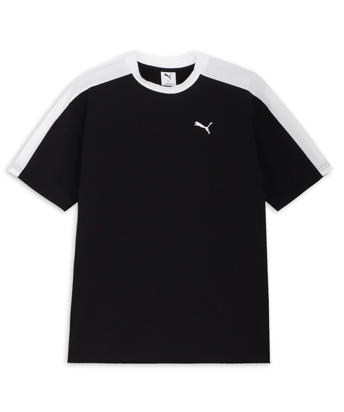 PUMA（プーマ）の「PUMA プーマ ユニセックス ユーティリティ 半袖 Tシャツ（Tシャツ/カットソー・メンズ・ブルー系その他/ブラック・SMALL/X-LARGE/XX-LARGE/MEDIUM/LARGE）」の2枚目の写真