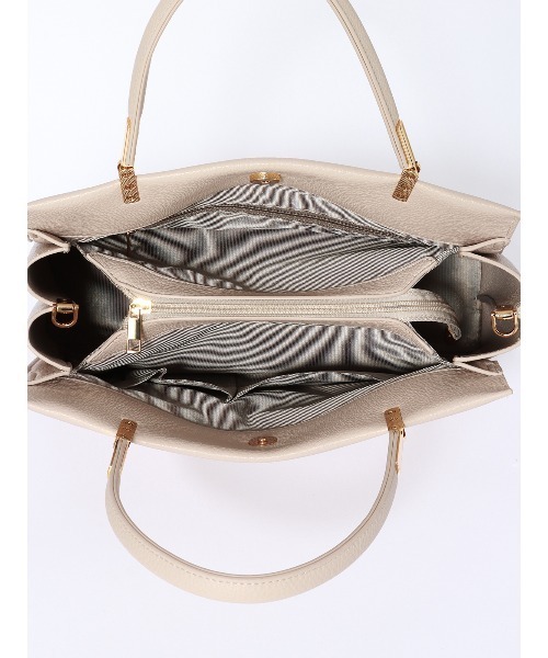 SUIT SQUARE（スーツスクエア）の「WEB限定 ハンドバッグ Ciel de L’amour フェイクレザー（ハンドバッグ・レディース・ホワイト系/ブルー系/ブラック系・F）」の8枚目の写真