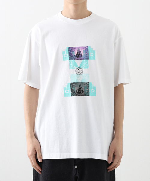 C.E(シーイー)の「【C.E / シーイー】 cavempt TH our castle / AS D_integra CES27T1 2(Tシャツ/カットソー・メンズ・ホワイト・X-LARGE/LARGE/MEDIUM)」の2枚目の写真