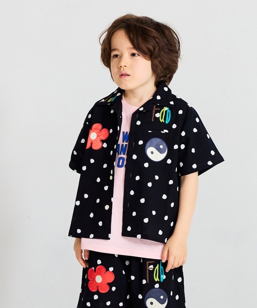MARKEY'S（マーキーズ）の「パッチオープンカラー半袖シャツ