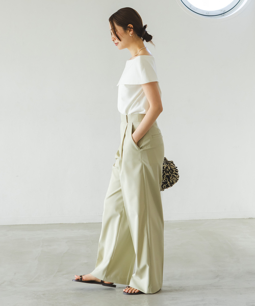 Noble（ノーブル）の「《追加6》【洗える】ケープブラウス（シャツ/ブラウス・レディース・パープル系その他/ブラウン/ホワイト/ブラック・FREE）」の11枚目の写真