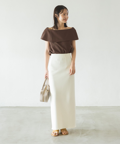 Noble（ノーブル）の「《追加6》【洗える】ケープブラウス（シャツ/ブラウス・レディース・パープル系その他/ブラウン/ホワイト/ブラック・FREE）」の16枚目の写真