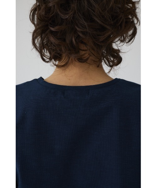 RIM.ARK（リムアーク）の「Tuck sleeve design cut tops タックスリーブデザインカットトップス（Tシャツ/カットソー・レディース・ブラック/ライトグリーン/ネイビー/ホワイト・FREE）」の22枚目の写真