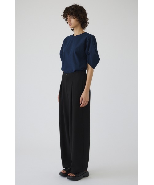 RIM.ARK（リムアーク）の「Tuck sleeve design cut tops タックスリーブデザインカットトップス（Tシャツ/カットソー・レディース・ブラック/ライトグリーン/ネイビー/ホワイト・FREE）」の15枚目の写真