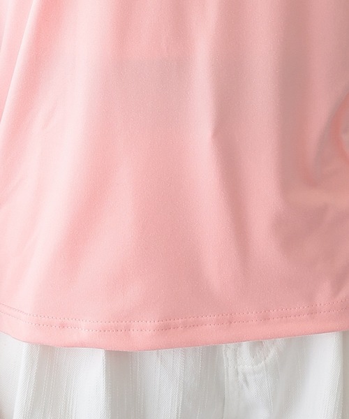 Lace Ladies(レースレディース)の「ロゴ フラワー プリント 半袖 Tシャツ(Tシャツ/カットソー・レディース・ブラック/グリーン/ピンク/ホワイト/パープル・XL/M/S)」の8枚目の写真