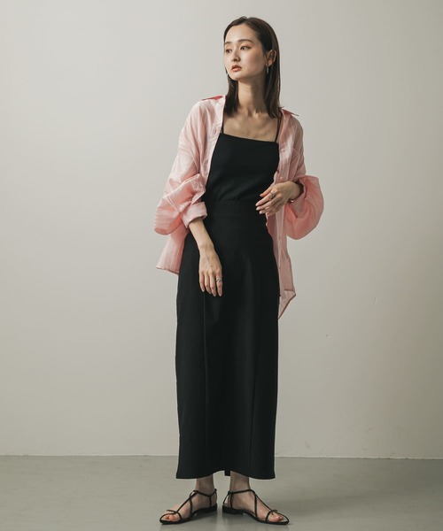 SENSE OF PLACE by URBAN RESEARCH(センスオブプレイスバイアーバンリサーチ)の「タックポケットシアーストライプシャツ(シャツ/ブラウス・レディース・ピンク系その他/ブルー系その他/ホワイト系その他・ONE)」の5枚目の写真