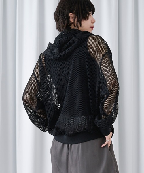 Ellno Loset（エルノロゼット）の「メッシュダブルジップ