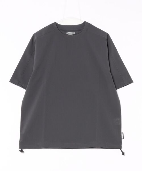 CAPTAIN STAG（キャプテンスタッグ）の「CAPTAIN STAG LOFT AIR ラグランTシャツ（Tシャツ/カットソー・メンズ・ネイビー/グレー・LL/L/M）」の2枚目の写真