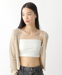 Heather | ショートカップ付きリブキャミ2　452630(キャミソール)