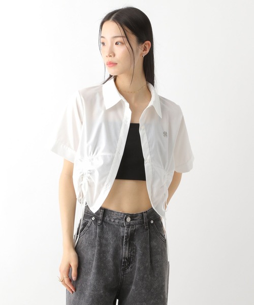 Heather（ヘザー）の「ショートカップ付きリブキャミ2　452630（キャミソール・レディース・ブラック/ホワイト・S/M）」の9枚目の写真