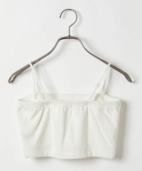 Heather（ヘザー）の「ショートカップ付きリブキャミ2　452630（キャミソール・レディース・ブラック/ホワイト・S/M）」の15枚目の写真