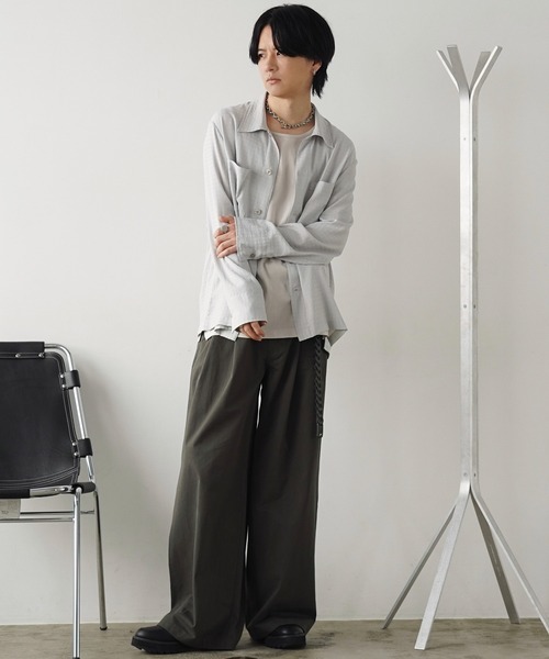 WYM LIDNM(ウィム バイ リドム)の「CROSS LINK SHORT NECKLACE / ANCHOR TWIST SHORT NECKLACE(ネックレス・メンズ・シルバー/シルバー系2・FREE)」の18枚目の写真