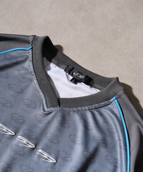 RE730(アールイーセブンサーティー)の「Sporty short-sleeved game shirt / スポーティーな半袖ゲームシャツ unisex(Tシャツ/カットソー・メンズ・ブラック/チャコール/ホワイト・M/L)」の10枚目の写真