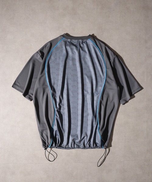 RE730(アールイーセブンサーティー)の「Sporty short-sleeved game shirt / スポーティーな半袖ゲームシャツ unisex(Tシャツ/カットソー・メンズ・ブラック/チャコール/ホワイト・M/L)」の18枚目の写真