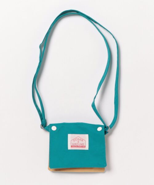 Ocean&Ground（オーシャン&グラウンド）の「2WAY移動ﾎﾟｹｯﾄBAG GOODAY（ショルダーバッグ・キッズ・ダークグリーン/ベージュ/ブラック/ライトピンク/ライトパープル/ブルー系その他/サーモンピンク/ダークネイビー/グリーン/ピンク/ラベンダー/ブルー/エメラルド・FREE）」の5枚目の写真