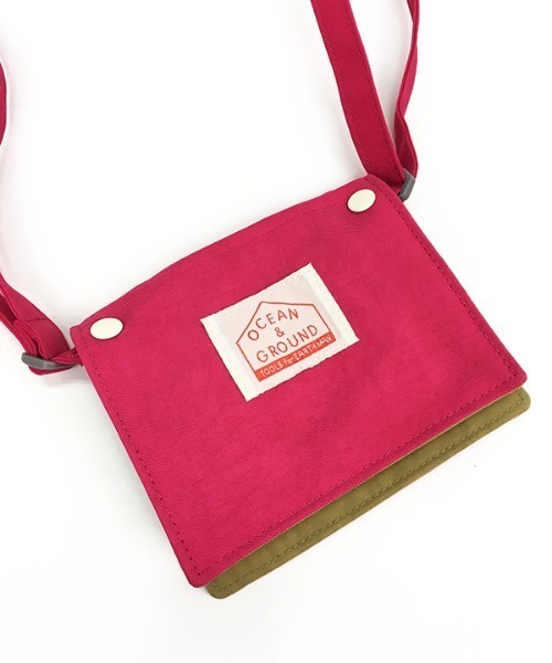 Ocean&Ground（オーシャン&グラウンド）の「2WAY移動ﾎﾟｹｯﾄBAG GOODAY（ショルダーバッグ・キッズ・ダークグリーン/ベージュ/ブラック/ライトピンク/ライトパープル/ブルー系その他/サーモンピンク/ダークネイビー/グリーン/ピンク/ラベンダー/ブルー/エメラルド・FREE）」の15枚目の写真