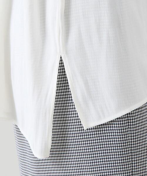 Tiara（ティアラ）の「バイカラーメローブラウス（シャツ/ブラウス・レディース・ホワイト/ブラック/イエロー/ピンク・FREE）」の12枚目の写真