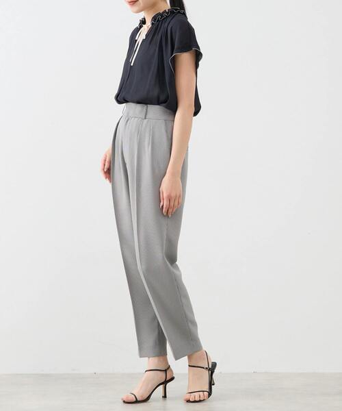 Tiara（ティアラ）の「バイカラーメローブラウス（シャツ/ブラウス・レディース・ホワイト/ブラック/イエロー/ピンク・FREE）」の21枚目の写真