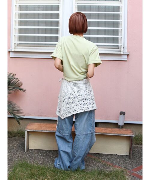 Ungrid(アングリッド)の「フロントロゴメッセージTee(Tシャツ/カットソー・レディース・オフホワイト/ライトグレー/グリーン系その他・FREE)」の18枚目の写真