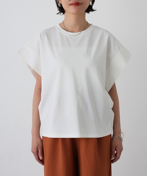 pleats please フレンチスリーブ トップス PLEATS PLEASE ISSEY MIYAKE - PLEATS PLEASE ISSEY MIYAKE
