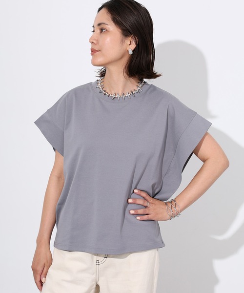 gasa 流星　ショルダータックフレンチスリーブ gasa 流星 ショルダータックフレンチスリーブ gasa 流星 ショルダー