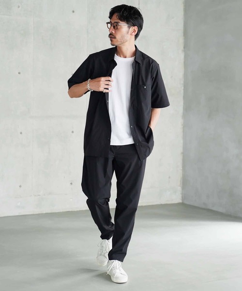 jiggys shop(ジギーズショップ)の「ポリエステルタフタ スリム テーパード イージーパンツ スラックス(スラックス・メンズ・ベージュ/ブラック/カーキ/チャコールグレー・MEDIUM/LARGE/X-LARGE/SMALL)」の22枚目の写真