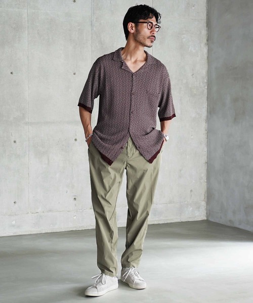 jiggys shop(ジギーズショップ)の「ポリエステルタフタ スリム テーパード イージーパンツ スラックス(スラックス・メンズ・ベージュ/ブラック/カーキ/チャコールグレー・MEDIUM/LARGE/X-LARGE/SMALL)」の18枚目の写真