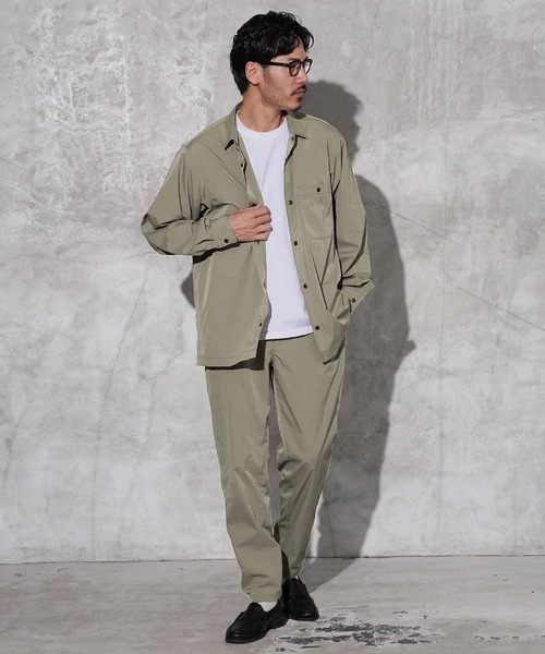 jiggys shop(ジギーズショップ)の「ポリエステルタフタ スリム テーパード イージーパンツ スラックス(スラックス・メンズ・ベージュ/ブラック/カーキ/チャコールグレー・MEDIUM/LARGE/X-LARGE/SMALL)」の19枚目の写真