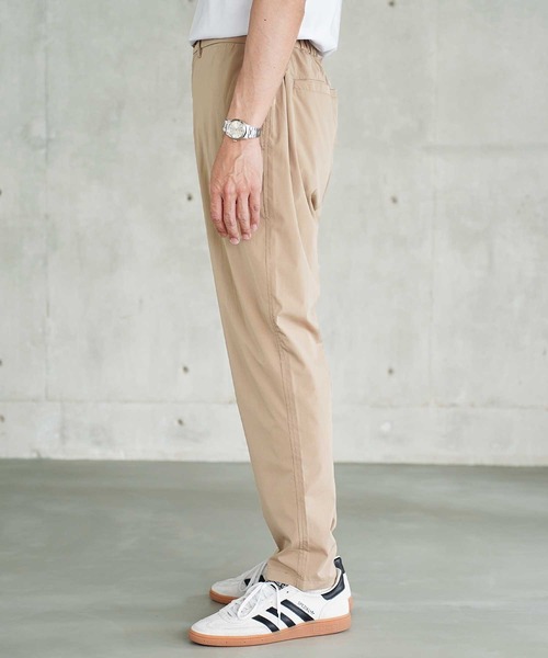jiggys shop(ジギーズショップ)の「ポリエステルタフタ スリム テーパード イージーパンツ スラックス(スラックス・メンズ・ベージュ/ブラック/カーキ/チャコールグレー・MEDIUM/LARGE/X-LARGE/SMALL)」の10枚目の写真