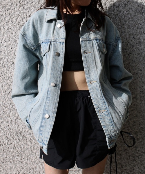 【KIMHEKIM】Pearl Tear Denim Jacket