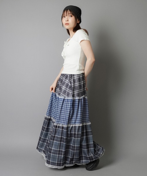 Kalinka チェックロンパース kalinka チェック柄ロンパース 3Y 90