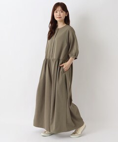 【美品】MACPHEEマカフィー　コットンポリエステルサッカージャンプスーツ 12-06-42-06401-1.jpg