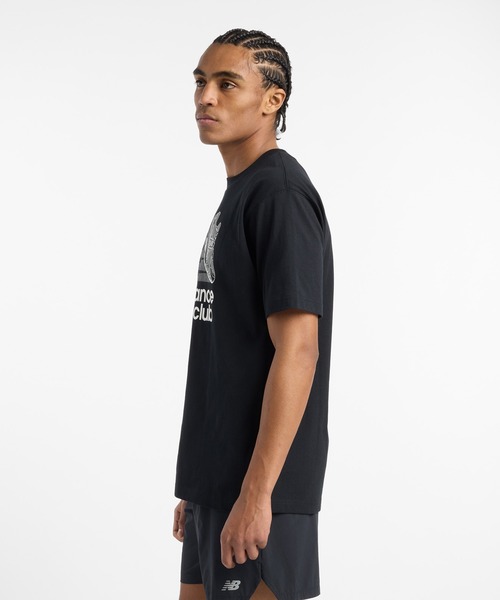 NEW BALANCE(ニューバランス)の「Athletics Running Club ショートスリーブTシャツ(Tシャツ/カットソー・メンズ・ブラック/ブルー・XX-LARGE/X-LARGE/LARGE/MEDIUM/SMALL)」の3枚目の写真