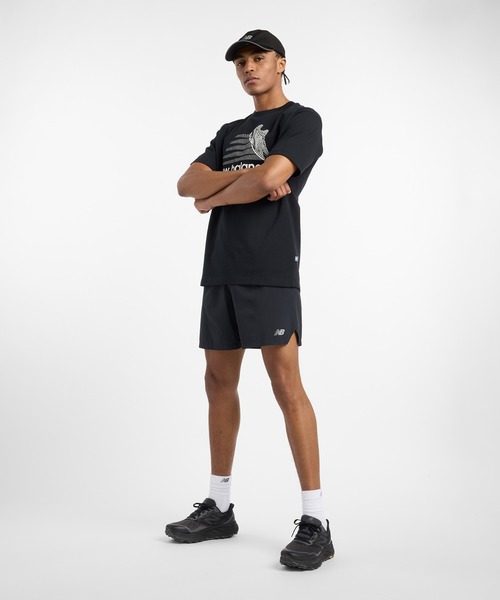 NEW BALANCE(ニューバランス)の「Athletics Running Club ショートスリーブTシャツ(Tシャツ/カットソー・メンズ・ブラック/ブルー・XX-LARGE/X-LARGE/LARGE/MEDIUM/SMALL)」の9枚目の写真