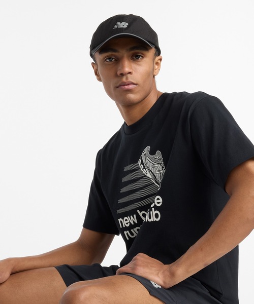 NEW BALANCE(ニューバランス)の「Athletics Running Club ショートスリーブTシャツ(Tシャツ/カットソー・メンズ・ブラック/ブルー・XX-LARGE/X-LARGE/LARGE/MEDIUM/SMALL)」の10枚目の写真
