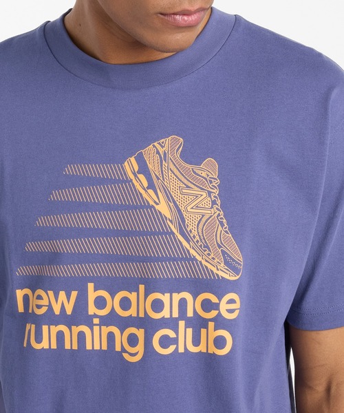 NEW BALANCE(ニューバランス)の「Athletics Running Club ショートスリーブTシャツ(Tシャツ/カットソー・メンズ・ブラック/ブルー・XX-LARGE/X-LARGE/LARGE/MEDIUM/SMALL)」の13枚目の写真