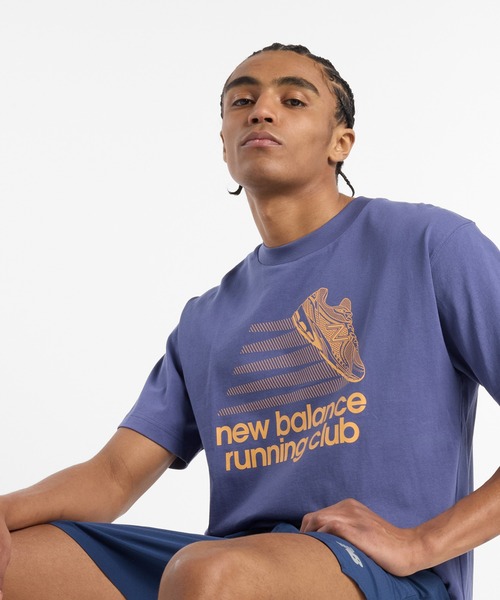 NEW BALANCE(ニューバランス)の「Athletics Running Club ショートスリーブTシャツ(Tシャツ/カットソー・メンズ・ブラック/ブルー・XX-LARGE/X-LARGE/LARGE/MEDIUM/SMALL)」の18枚目の写真