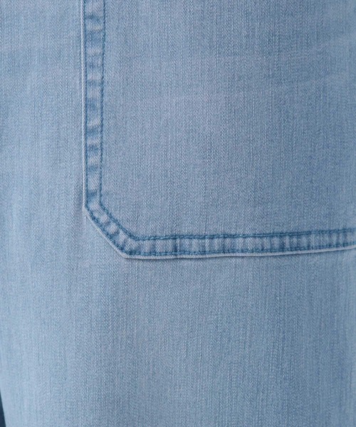 BAYFLOW(ベイフロー)の「【接触冷感・ストレッチ】クールタッチワイドセーラーデニムパンツ(デニムパンツ・メンズ・ダークブルー/ライトブルー・MEDIUM/LARGE)」の4枚目の写真