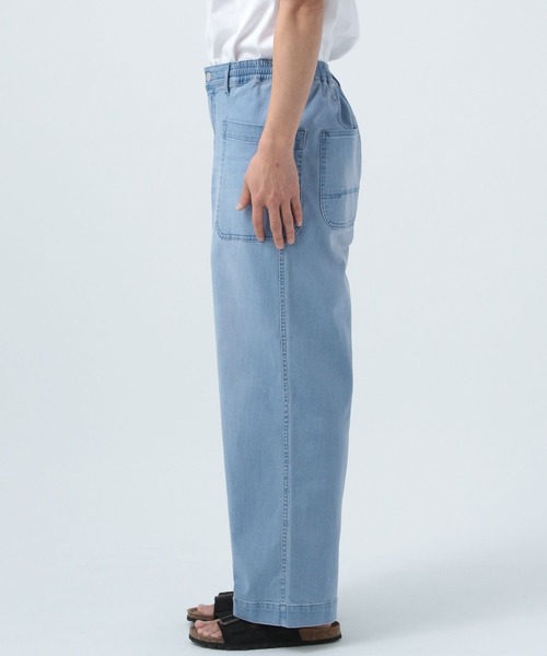 BAYFLOW(ベイフロー)の「【接触冷感・ストレッチ】クールタッチワイドセーラーデニムパンツ(デニムパンツ・メンズ・ダークブルー/ライトブルー・MEDIUM/LARGE)」の11枚目の写真