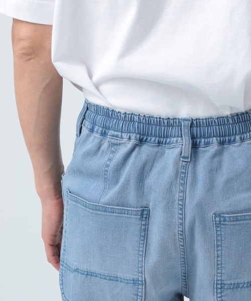 BAYFLOW(ベイフロー)の「【接触冷感・ストレッチ】クールタッチワイドセーラーデニムパンツ(デニムパンツ・メンズ・ダークブルー/ライトブルー・MEDIUM/LARGE)」の14枚目の写真