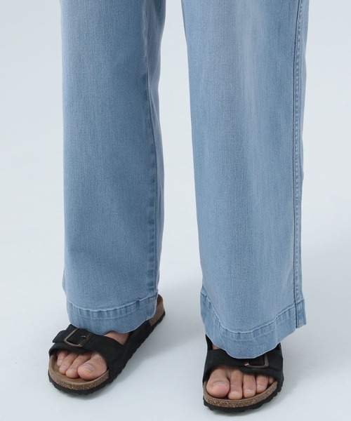 BAYFLOW(ベイフロー)の「【接触冷感・ストレッチ】クールタッチワイドセーラーデニムパンツ(デニムパンツ・メンズ・ダークブルー/ライトブルー・MEDIUM/LARGE)」の17枚目の写真