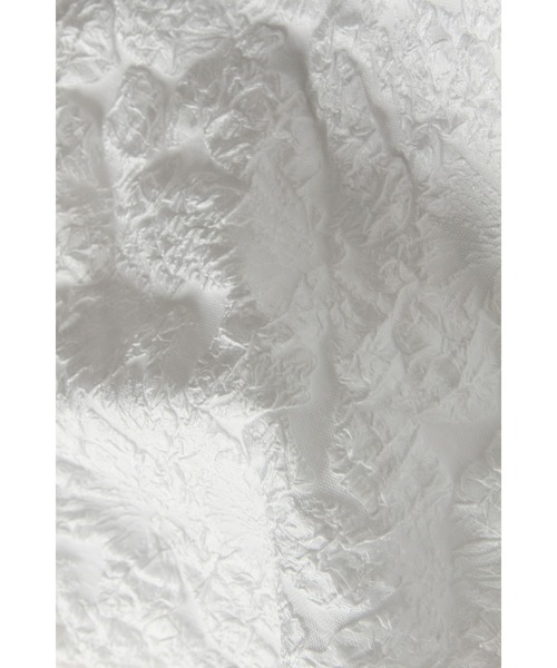 &. NOSTALGIA（アンドドットノスタルジア）の「【ZOZO限定】袖フレアジャガードトップス（シャツ/ブラウス・レディース・ブルー/グレー/ピンク/ブラック/ホワイト・M）」の8枚目の写真