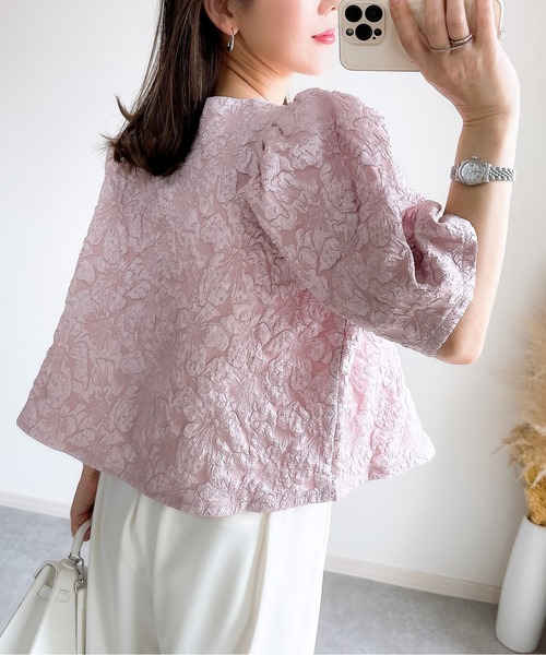 【新品未使用】RosyLuce ジャガードトップス白 ROSY LUCE – Rosy luce